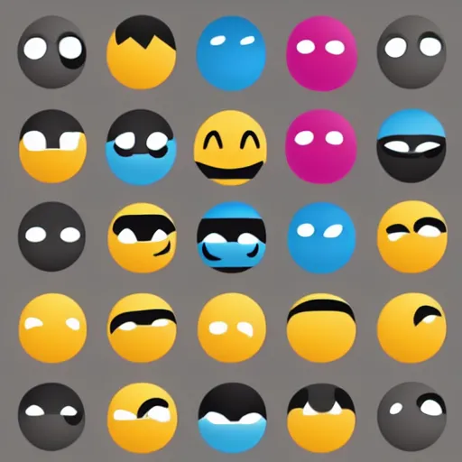 Image similar to funny emoji, minimalism, web