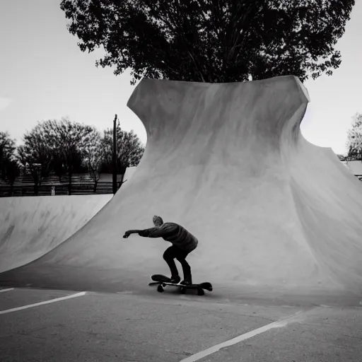 Prompt: man skateboarding on a giant nose, photography,