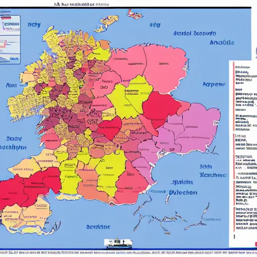 Prompt: british parliament election map
