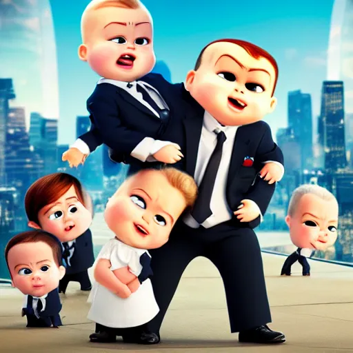 Prompt: Boss Baby Origins. Highly realistic. High resolution. Highly detailed. Dramatic. 8k.4k.