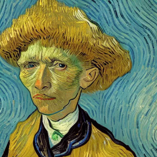 Image similar to van gogh painting of an old lady that fell of her bicycle in front of a dutch farm