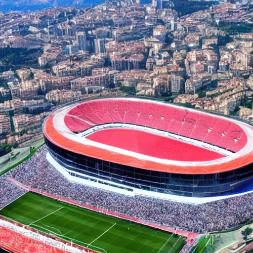 Prompt: Genoa new stadium,