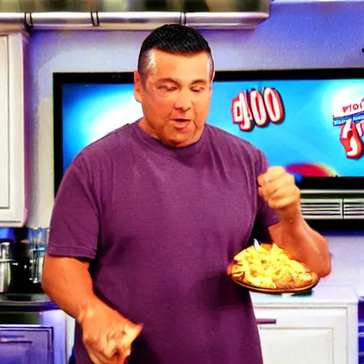 Image similar to vince here with the new slap chop 3 0 0 0, tv infomercial,