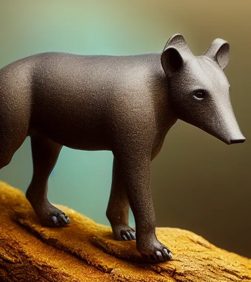 Image similar to award winning 5 5 mm photo of a dog tapir hybrid in a part.. dof. bokeh. magical atmosphere. art by greg rutkowski. life - like. very detailed 8 k. intricate. soft light. nikon d 8 5 0.