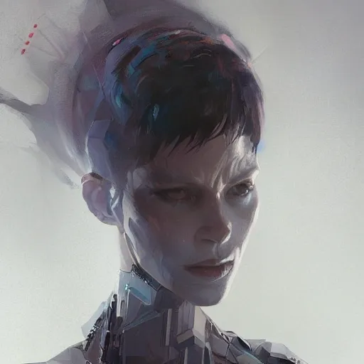 Image similar to evil ai, neuromancer, painted by stanley lau, painted by greg rutkowski, painted by stanley artgerm, digital art, trending on artstation