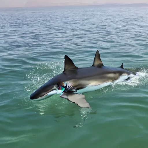 Image similar to sharks swimming in the Sea of Galilee