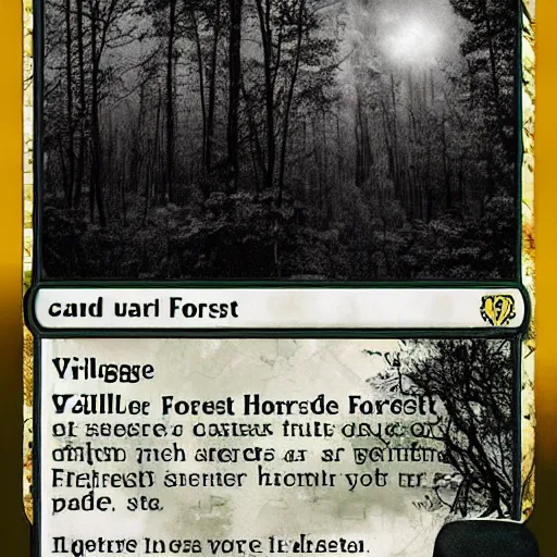 Image similar to village horror forest