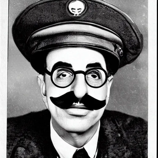 Prompt: Groucho Marx as M. Bison