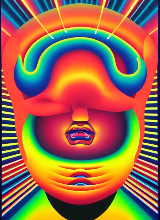 Image similar to head explosion by shusei nagaoka, kaws, david rudnick, airbrush on canvas, pastell colours, cell shaded!!!, 8 k