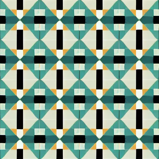 Image similar to vector art geometric quilt pattern block symmetrical