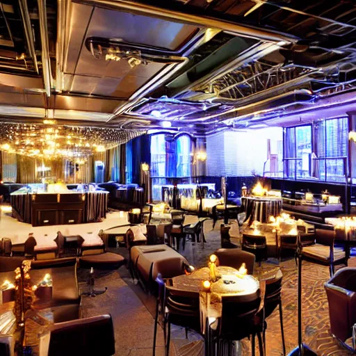 Image similar to club setting, downtown new york, photo