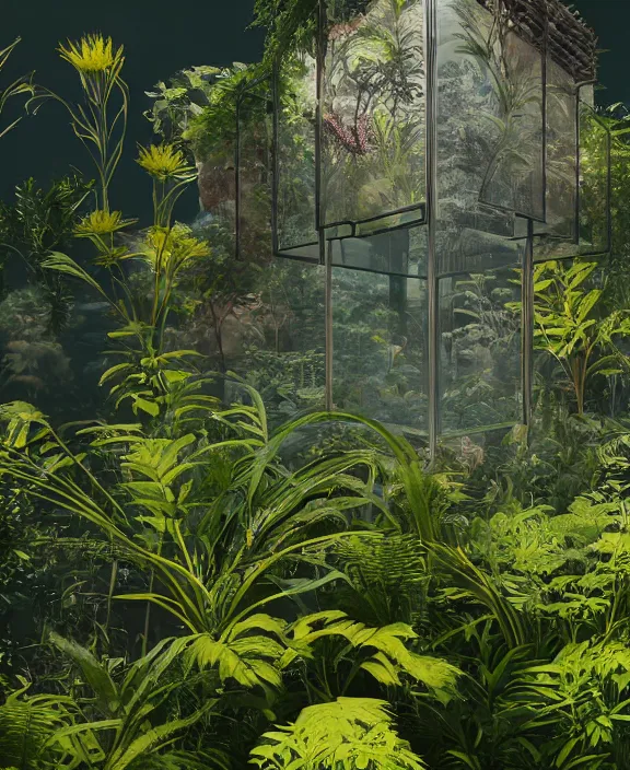 Prompt: intricate transparent clear see - through image of furnace, lush botany, floral environment, ultra realistic, concept art, pop art, photorealistic, octane render, 8 k, unreal engine. art by nori inoguchi and sam kaplan and zachary goulko and christopher marley