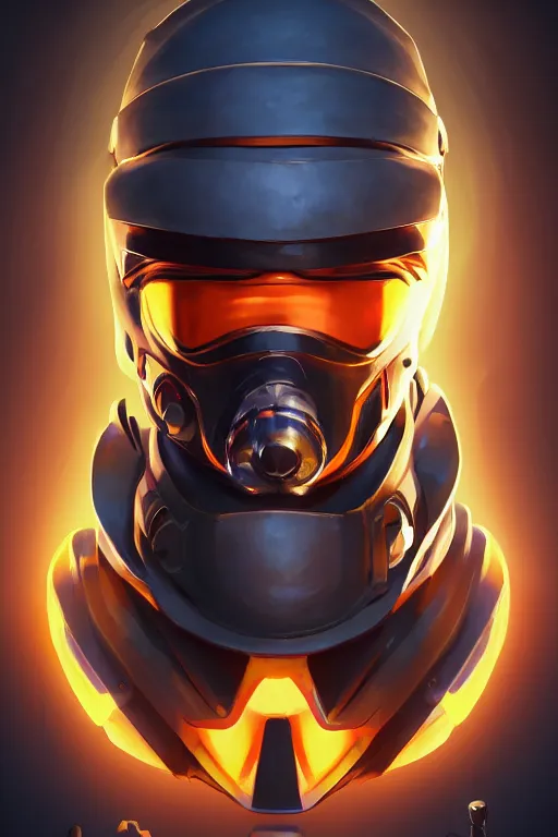 Image similar to epic mask helmet robot ninja portrait stylized as fornite style game design fanart by concept artist gervasio canda, behance hd by jesper ejsing, by rhads, makoto shinkai and lois van baarle, ilya kuvshinov, rossdraws global illumination radiating a glowing aura global illumination ray tracing hdr render in unreal engine 5