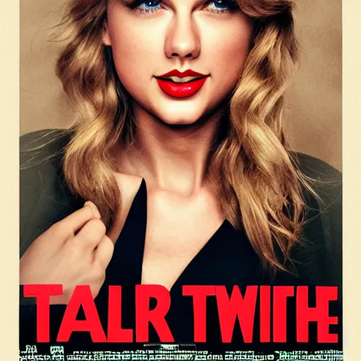 Prompt: Taylor Swift movie poster