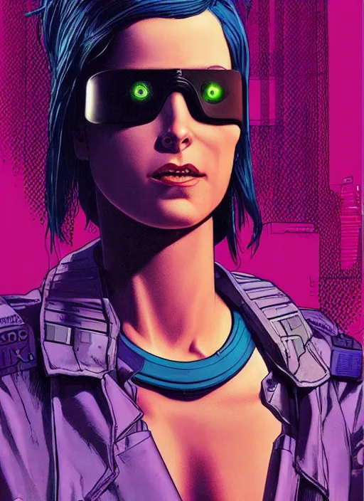 Prompt: cyberpunk police detective. portrait by mœbius and will eisner and gil elvgren and pixar. realistic proportions. cyberpunk 2 0 7 7, apex, blade runner 2 0 4 9 concept art. cel shading. attractive face. thick lines.