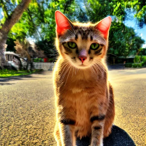 Prompt: a friendly cat 8k hdr very detailed