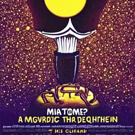 Image similar to poster for a film on magic mushrooms