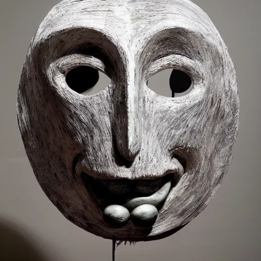 Image similar to monster mask by louise bourgeois