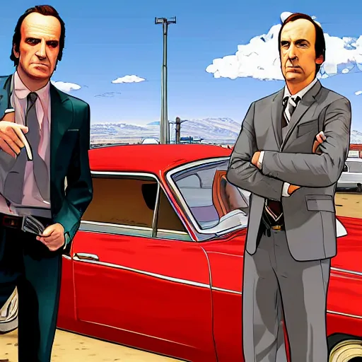 Image similar to saul goodman gta cover