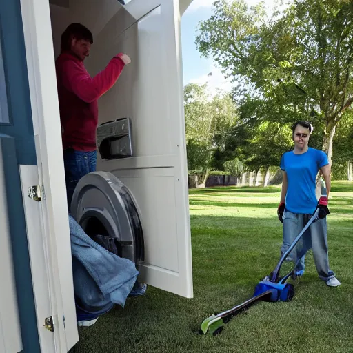 Image similar to mowing the laundry