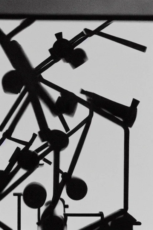 Image similar to a close-up portrait of Marcel Duchamp's industrial chess-piece-building machine in the style of Hito Steyerl and Shinya Tsukamoto and Irving Penn and Robert Frank, minimal contraption