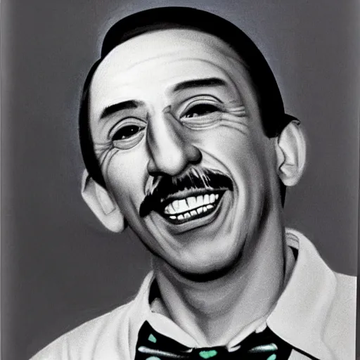 Image similar to walt disney as a cholo with a low rider