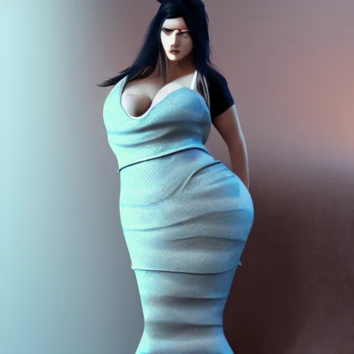 Image similar to curvy feminine hot goth woman with elegant cyan-white snakeskin leather dress, desert camo pattern, cgsociety, photorealistic, sublime ambience, idealistic, 16k, smooth, sharp focus, trending on ArtStation, volumetric lighting, fully clothed, worksafe