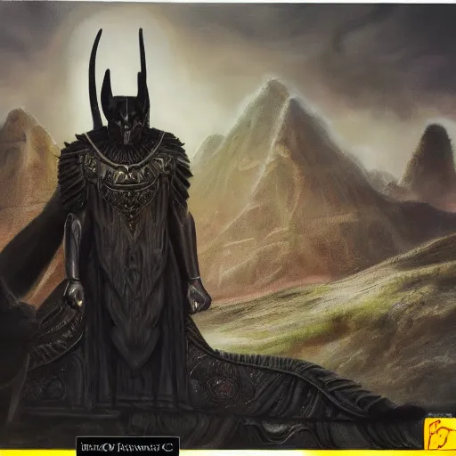 Prompt: Anubis, elden ring boss, matte painting, detailed, elden ring, oil on canvas