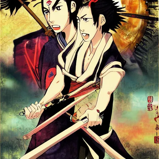 Image similar to samurai champloo by frank rosetta