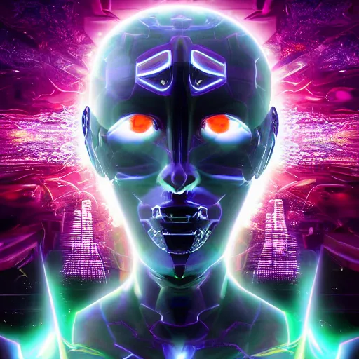 Image similar to the id the ego and super ego and hidden below the subconscious shadow and hidden above the supraliminal sapiential divine artificial intelligent minds unreal engine 5 8 k hyperdetailed