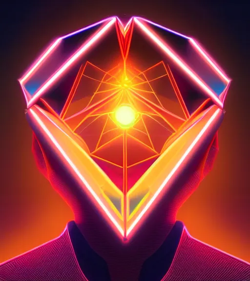 Prompt: symmetry!! latin prince of technology, solid cube of light, hard edges, product render retro - futuristic poster scifi, lasers and neon circuits, handsome latin prince, intricate, elegant, highly detailed, digital painting, artstation, concept art, smooth, sharp focus, illustration, dreamlike, art by artgerm