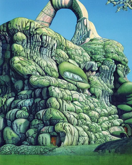 Prompt: berlin landmark by roger dean