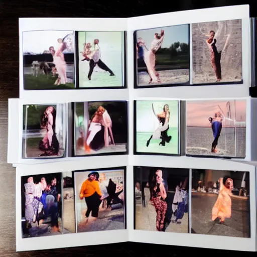 Image similar to flipbook photos of dancing