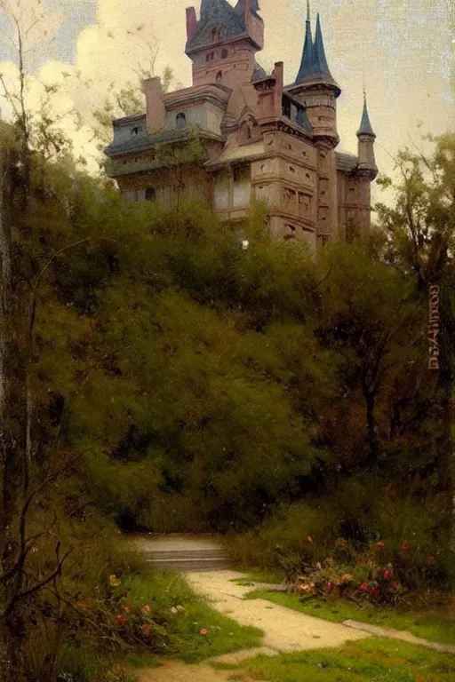 Prompt: ( ( ( ( ( ( ( ( ( ( ( victorian genre painting of a castle ) ) ) ) ) ) ) ) ) ) ) painted by solomon joseph solomon and richard schmid and jeremy lipking!!!!!!!!!!!!!!!!!!!!!!!!!!!!