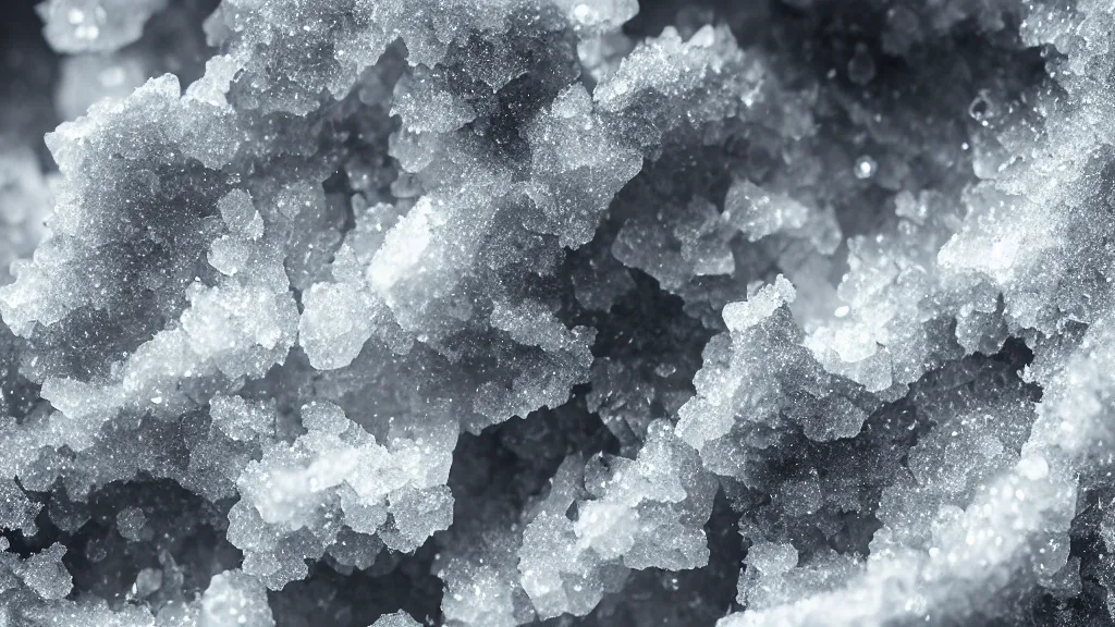 Prompt: salt crystals, macro photography, scientific