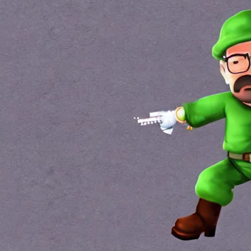 Image similar to Walter White in Super Smash Bros