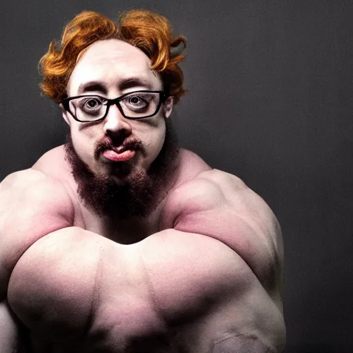 Image similar to sam hyde on steroids