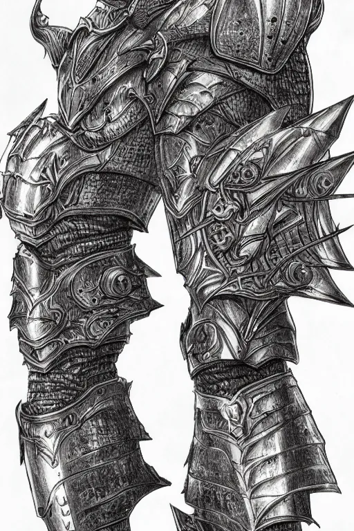 Image similar to armoured warrior, symmetrical, highly detailed, digital art, rose thorn themed armour, sharp focus, trending on art station, kentaro miura manga art style