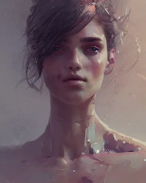 Image similar to beauty girl, perfect body, hyper detailed, insane details, intricate, elite, elegant, luxury, by ismail inceoglu dragan bibin hans thoma greg rutkowski alexandros pyromallis rene maritte illustrated, perfect face, fine details, realistic shaded, fine - face, pretty face