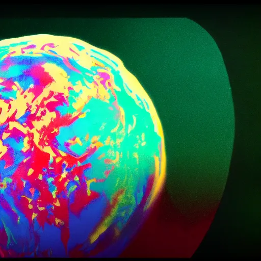 Image similar to ziggy stardust from mars anamorphic illusion 4 k in the style of edgar mueller