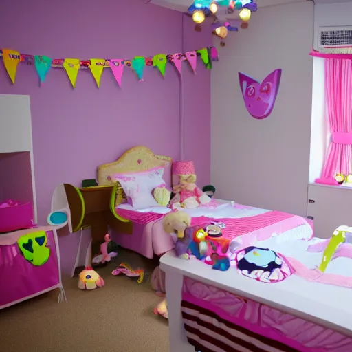 Image similar to kawaii baby room