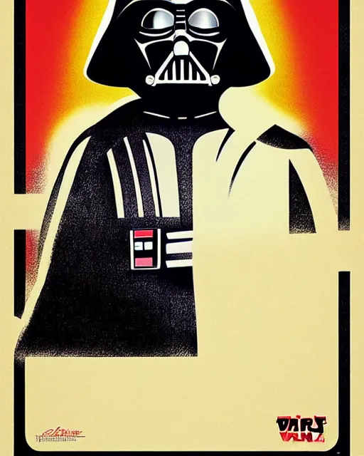 Image similar to Darth Vader poster by Butcher Billy