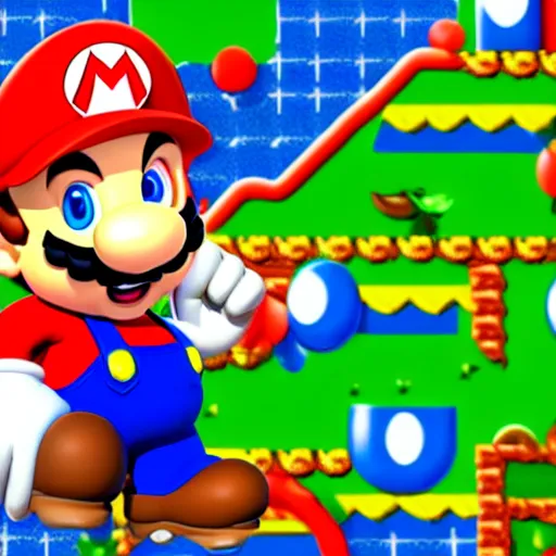 Prompt: supermario, mario wearing a red hat, and blue overalls as durga hindu god with many arms sprawled out behind,