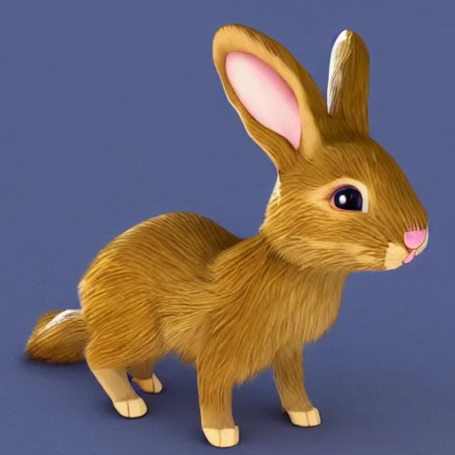 Prompt: woodland bunny emoji, resistance, antropomorphic, guerilla soldier, helmet, 3 d rendition