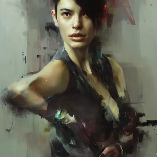 Image similar to alicia silverstein by artist ruan jia