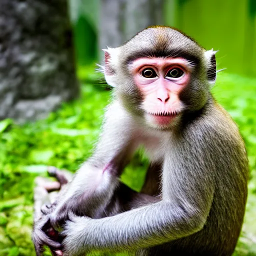 Image similar to child macaque in ukraine