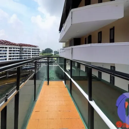 Image similar to a void deck in a hdb flat