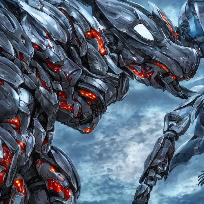 Image similar to detailed first person shot of getting swallowed by a hot anthropomorphic robot mecha female dragon, camera inside the detailed maw, food pov, prey pov, micro pov, vore, digital art, mawshot, dragon vore, furry art, high quality, 8k 3D realistic, macro art, micro art, Furaffinity, Deviantart, Eka's Portal, G6