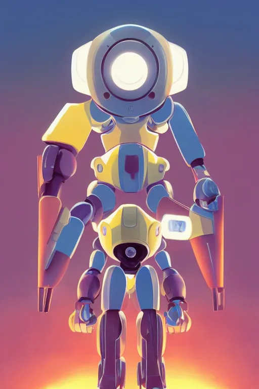 Image similar to metabots medabots medarotto medarot robot minimalist comics helmet mask neon cybereye, behance hd by jesper ejsing, by rhads, makoto shinkai and lois van baarle, ilya kuvshinov, rossdraws global illumination ray tracing hdr radiating a glowing aura