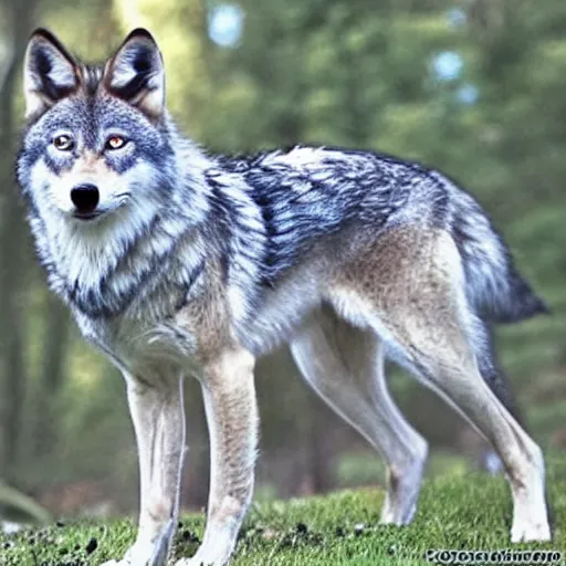 Image similar to Furless wolf